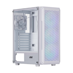 ქეისი - 2E Gaming Hexagon G338W White - 3x120 Fan ARGB