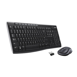 კომბო - უკაბელო კლავიატურა + მაუსი - Logitech MK270 Black