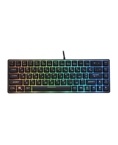 კლავიატურა - 2E KG345 RGB USB Transparent