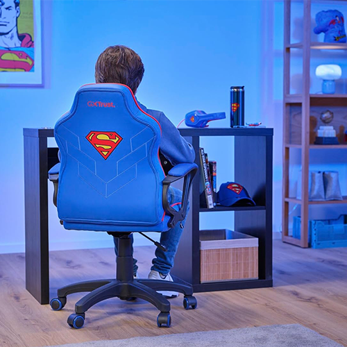 კომპიუტერის სკამი - Trust GXT 703SM Revvo Kids Chair Superman