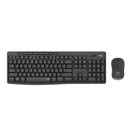 კომბო - უკაბელო კლავიატურა + მაუსი - Logitech MK295 Silent Black