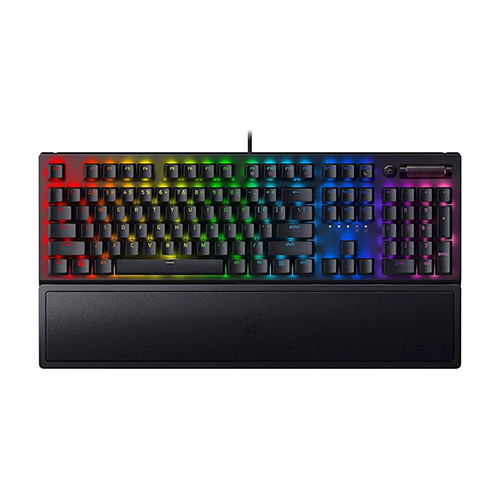 მექანიკური კლავიატურა - Razer BlackWidow V3 RGB 108key Yellow Switch USB EN Black