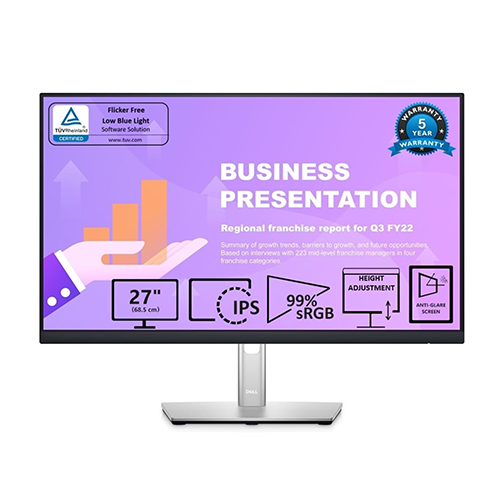 მონიტორი - Dell P2722H - 27 Inch / FHD / IPS / 60 Hz / 8 Ms