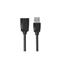 USB დამაგრძელებელი - Vention USB 2.0 A Male To A Female Extension Cable Black 3მ