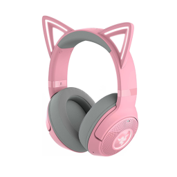 უკაბელო Bluetooth ყურსასმენი - Razer Kraken Kitty V2 Quartz Ed BT