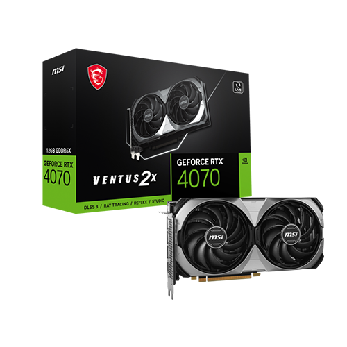 ვიდეობარათი - Msi Ventus 2X RTX 4070 12 GB