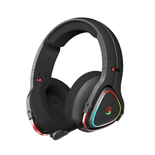 უკაბელო Bluetooth ყურსასმენი - A4Tech Bloody MR710 RGB Dual Mode Black WL BT