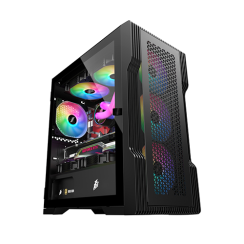 ქეისი - 1ST Player Trilobite T3-G - 4x120 Fan RGB