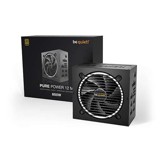 კვების ბლოკი - Be Quiet BN344 Pure Power 850 Watt 80 Plus Gold Full Modular