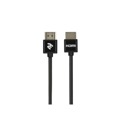 HDMI კაბელი - 2E Slim High Speed Aluminum Black 2 მ