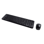Combo - Wireless Keyboard + Mouse - Logitech MK220 Black
