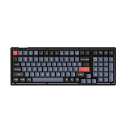 მექანიკური კლავიატურა - Keychron V5 k Pro 100 Key Red Switch RGB Frosted Bl