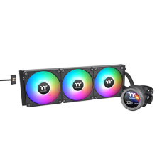 პროცესორის წყლის გაგრილება - Thermaltake TH420 V2 Ultra EX 420 mm ARGB Black