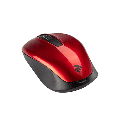 უკაბელო მაუსი - 2Е MF2020 Black-Red WL