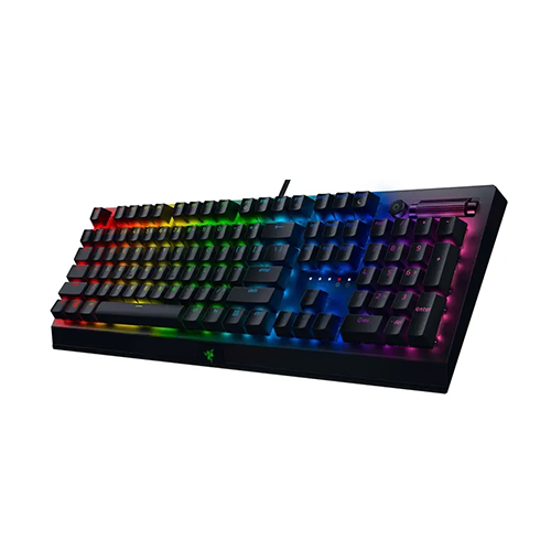 მექანიკური კლავიატურა - Razer BlackWidow V3 RGB 108key Yellow Switch USB EN Black