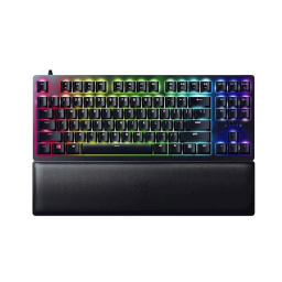 მექანიკური კლავიატურა - Razer Huntsman V2 TKL RGB 87key USB Black Red Switch EN