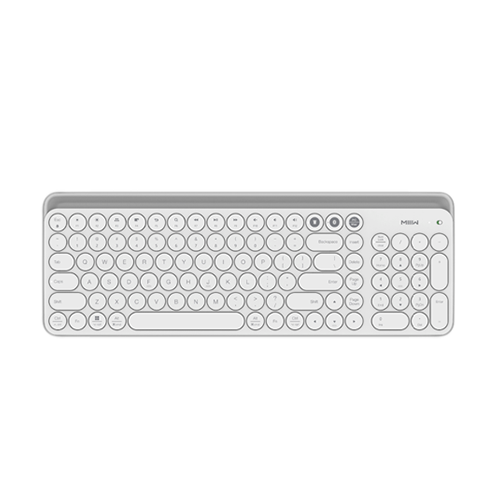 უკაბელო კლავიატურა - Xiaomi Miwu K02 Dual Mode Keyboard White WL BT