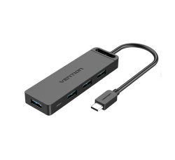 Type-C USB Hub 4 Port - Vention 3.0 ABS Type 0.15მ