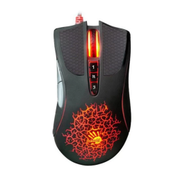 მაუსი - A4tech Bloody A90 Light Strike RGB Black