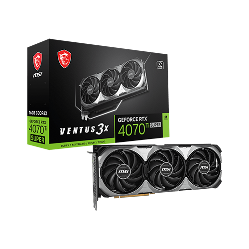 ვიდეობარათი - Msi Ventus 3X RTX 4070 Ti 16 GB Super