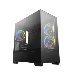 ქეისი - Deep Cool CG380 3F Black - 3x120 Fan ARGB