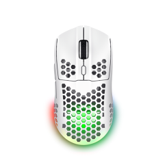 უკაბელო ტენვადი მაუსი - Trust Helox GXT 929W White Rechargable WL