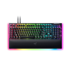 მექანიკური კლავიატურა - Razer BlackWidow V4 Pro RGB Yellow Switch EN Black