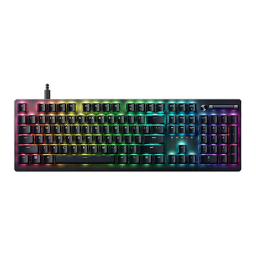 მექანიკური კლავიატურა - Razer Keyboard DeathStalker V2 RGB 104key Red Switch USB EN Black