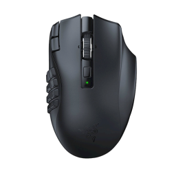 უკაბელო ტენვადი Bluetooth მაუსი - Razer Mouse Naga V2 HyperSpeed Black Rechargeable WL BT