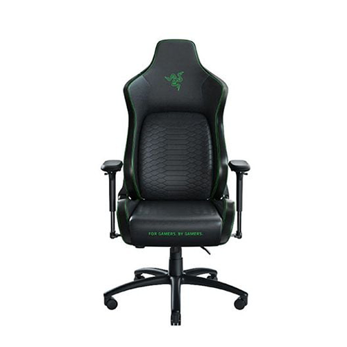 კომპიუტერის სკამი - Razer Gaming Chair Iskur XL With Built In Lumbar Support Black-Green