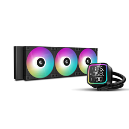 პროცესორის წყლის გაგრილება - Deep Cool LD360 360 mm RGB LED Black