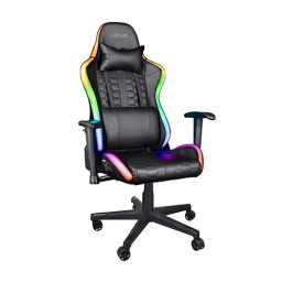 კომპიუტერის სკამი - Trust GXT 716 Rizza RGB Led Gaming Chair + Power Bank 10000 mAh