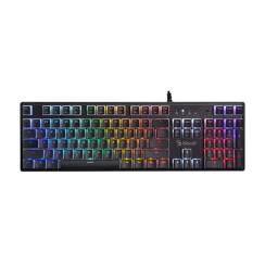 მექანიკური კლავიატურა - A4Tech Bloody S520N BLMS Brown Switch Pudding Black