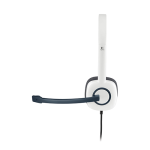 Headset - Logitech H150 Corded Stereo Cloud Dual Plug White