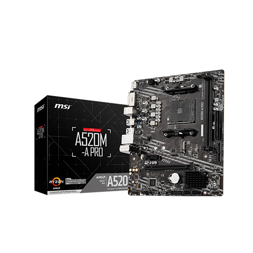 დედაბარათი - Msi A520M-A Pro DDR4