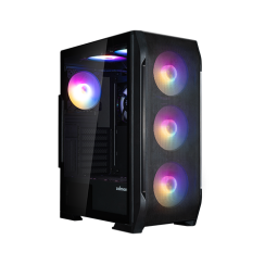 ქეისი - Zalman N7 Plus V2 Black - 1x120 Fan + 6x120 Fan ARGB