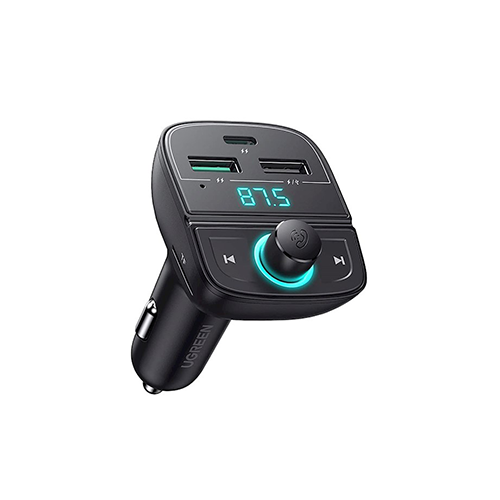 მანქანის FM მოდულატორი - Ugreen CD229 Bluetooth Car Charger USB 3.0 BT 5.0