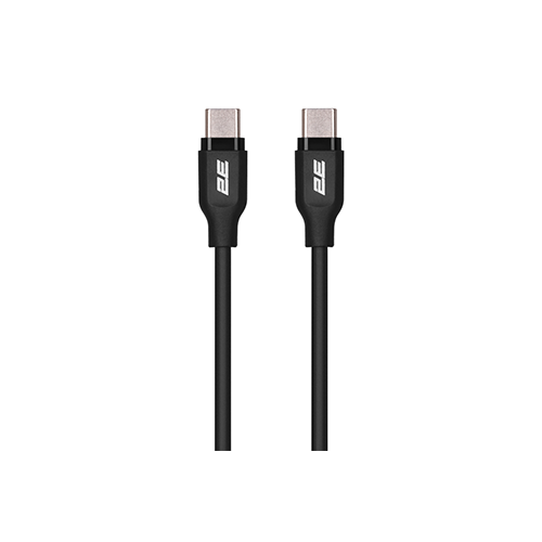 მობილურის კაბელი - 2E Cable Type-C To Type-C Glow 60W 1m Black