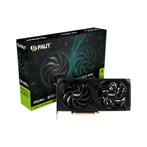 ვიდეობარათი - Palit RTX 4060 Ti 8 GB Dual