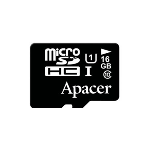 მეხსიერება - Micro SD Card Apacer 16 GB + Adapter Class10