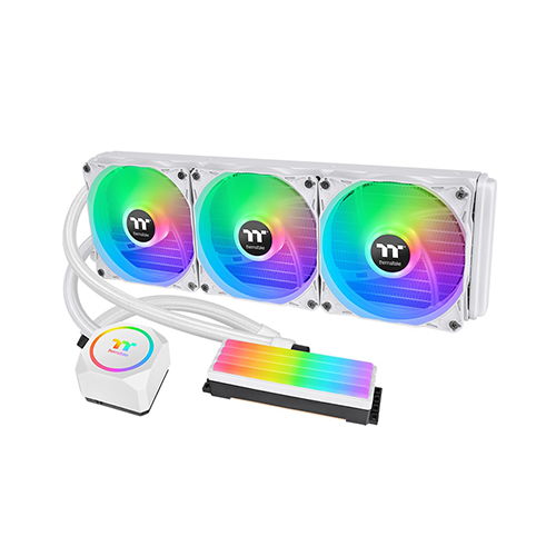 Cpu Water Cooling - Thermaltake Floe RC360 360 mm ARGB Snow Edition White