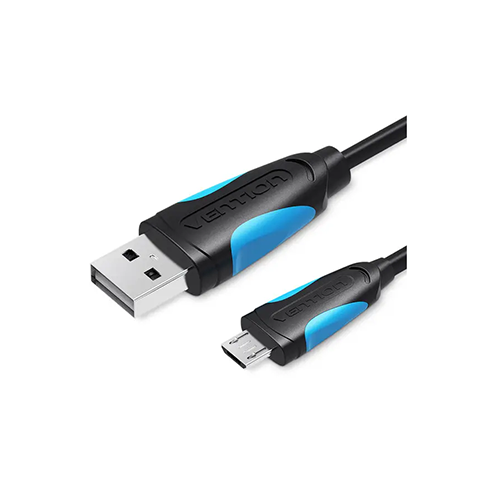 მობილურის კაბელი - USB 2.0 A Male To Micro B Male Data Transfer Cable Vention 1.5m