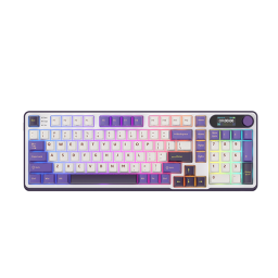 უკაბელო ტენვადი მექანიკური კლავიატურა - Royal Kludge RK S98 Chartreuse Switch Blackberry WL BT