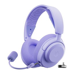 უკაბელო Bluetooth ყურსასმენი - SteelSeries Arctis Nova 3P lavender WL BT