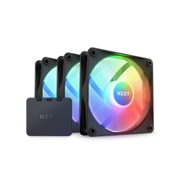 ქეისის გაგრილება - NZXT F120 Core - 3x120 Fan ARGB Black