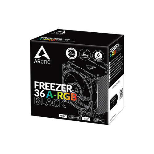 პროცესორის გაგრილება - Arctic Freezer 36 ARGB Black