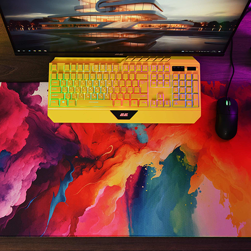 მაუსპადი - 2E Gaming Pro Speed D01 XL Multicolor - 80x45 სმ