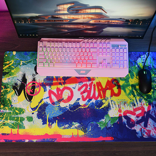 მაუსპადი - 2E Gaming Pro Speed D08 XL Multicolor - 80x45 სმ