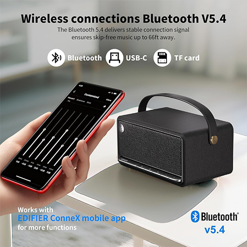უკაბელო Bluetooth დინამიკი - Edifier MP330 40W Black