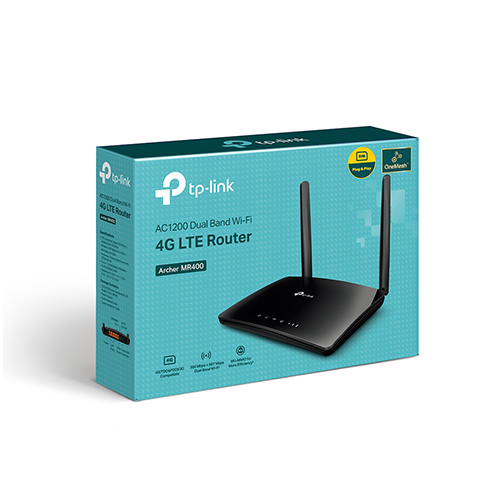 Wi-Fi როუტერი - TP-Link Archer MR400 AC1200 Dual Band 4G LTE Router + Sim Card Port